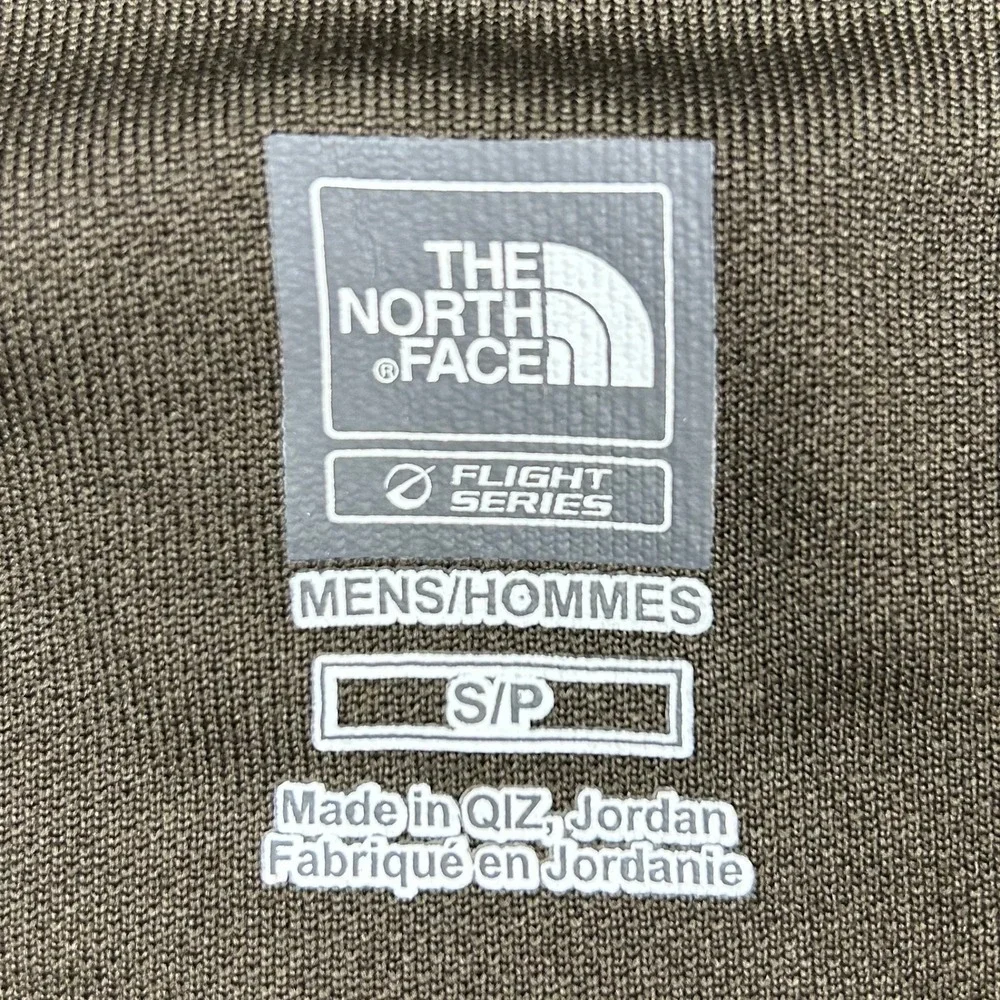 The North Face Quarter Zip Pullover Mens S Brown Flight Series Vapor Wick Top